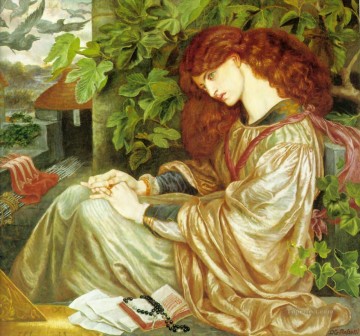 Dante Gabriel Rossetti Painting - La Pia de Tolomei Pre Raphaelite Brotherhood Dante Gabriel Rossetti